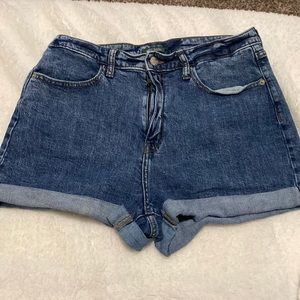 size 12 blue jean shorts from wild fable
